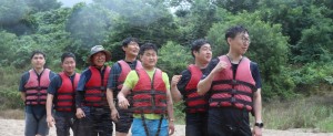전체간부 수련대회 6월25일(목) 단결과 화합 레프팅